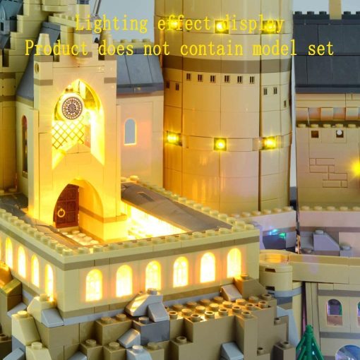 Kit de luces LED GEAMENT Version 2018 Compatible con el Castillo de Hogwarts - Set de Iluminacion para el Modelo de Construccion 71043 (Modelo Set No Incluido) - Imagen 8