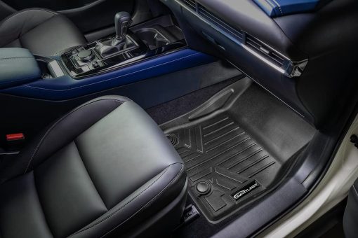 Juego de alfombrillas para piso SMARTLINER a medida para Mazda CX-30 2020-2021 (solo AWD) - Negro - Imagen 3