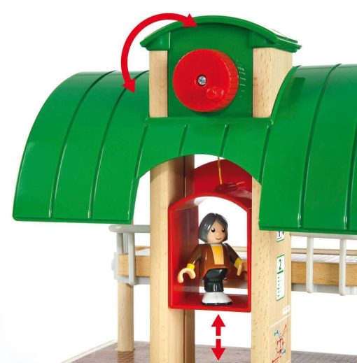 BRIO World - 33512 Travel Switching Set | Juego de tren de madera premium con 42 piezas y accesorios | Ideal para niños de 3 años en adelante | Compatible con todos los juguetes ferroviarios BRIO - Imagen 6