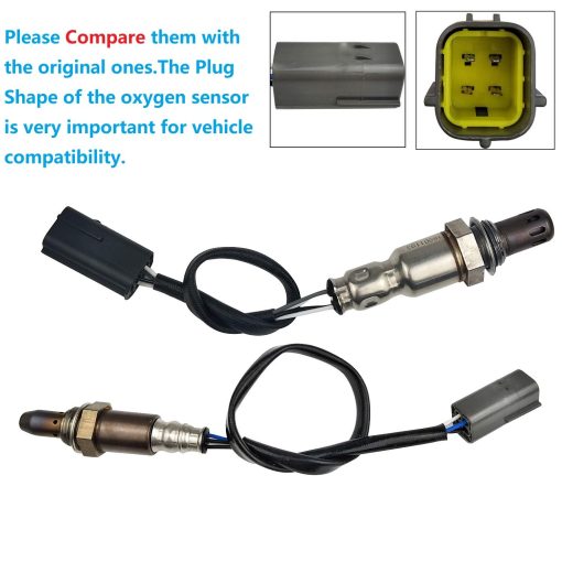 Maxfavor 2 Piezas Sensor de Oxigeno 234-9038 234-4381 Reemplazo para Nissan Altima Maxima 2008 2009 2010 2.5L 3.5L Arriba Abajo Sensor de O2 234-9038 234-4381 - Imagen 2
