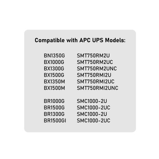 Reemplazo de Bateria SafeAMP UPS 9Ah, 24VDC Compatible con Modelos de UPS de APC BR1000G, BX1350M, BN1350G, BX1000G, BX1300G - Imagen 4