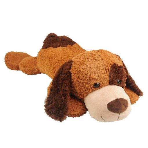 Peluche Gigante de Perro Lindo de Felpa Suave para Ninos Novia Esposa Regalo, Marron Claro 56 Pulgadas, Grande