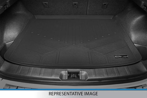 SMARTLINER Forro de carga personalizado negro detras de los asientos de la 2da fila compatible con Chevrolet Tahoe/GMC Yukon 2021-2023 - Imagen 2