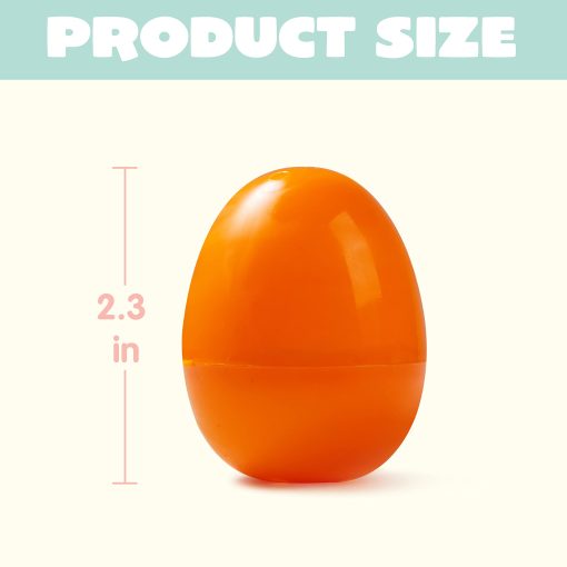 JOYIN 1000 PCS 2.3" Huevos de Plastico para Pascua, Huevos de Plastico Coloridos y Brillantes para Rellenar, Caza de Huevos de Pascua, Rellenar Regalos, Favores de Fiesta, Regalos de Canasta de Pascua, Premios de Aula - Imagen 4