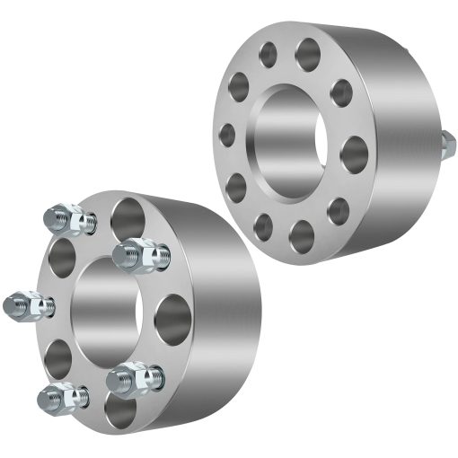 SCITOO 2Pc 2.5" pulgadas 5x4.75 a 5x4.75 Separadores de Rueda Hubcentric 5 Pernos 12x1.5 Tuercas W/O Lip Compatible con S10 Blazer para S15