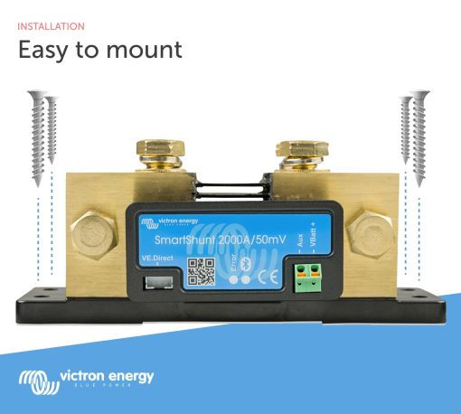 Victron Energy SmartShunt Monitor de bateria de 2000 amperios (Bluetooth) - Imagen 4