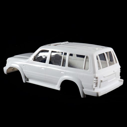 Cuerpo de Carcasa Clasica Land Cruiser LC80 de 313mm 12.3 pulgadas de distancia entre ejes para Coche RC 1/10 TRX4 SCX10 Accesorios de Actualizacion (Cuerpo Duro LC80) - Imagen 4