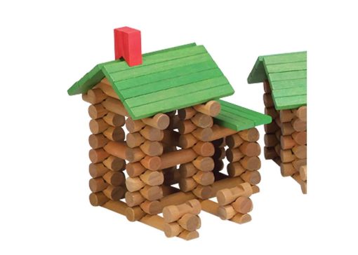 Conjunto de Construccion de Madera Tumble Tree Timbers - 450 Piezas. Construye Cabanas de Troncos. Juguete Educativo STEM - Imagen 4