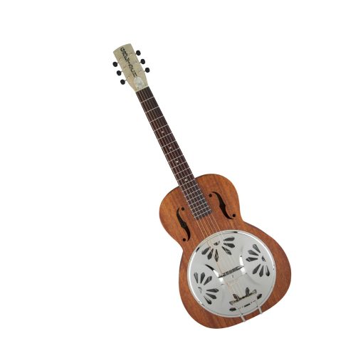 Gretsch G9200 Boxcar Round-Neck Guitarra de Resonador de Cuerpo de Caoba de 6 Cuerdas con Diapason de Padauk (Acabado Natural) - Imagen 3