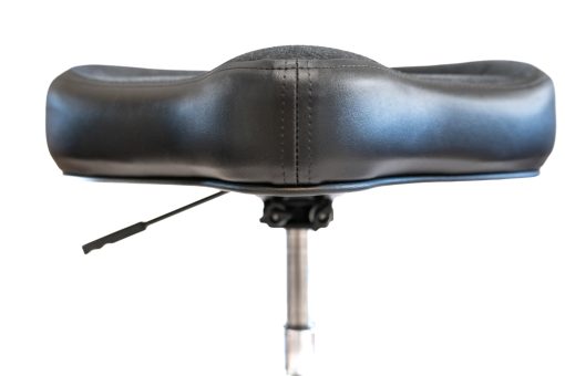 Taburete de bateria con gas Nitro Roc-N-Soc con asiento original, negro - Imagen 4