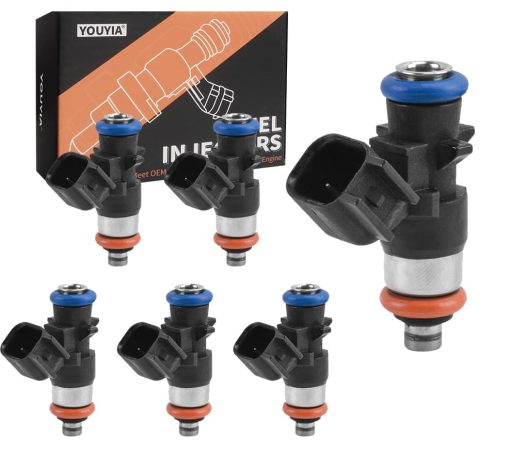 Inyectores de Combustible YOUYIA 0280158233 6pcs Compatible con Jeep Grand Cherokee Wrangler Chrysler Compatible con Volkswagen Compatible con Dodge Challenger Avenger Journey,Ram Reemplaza 0280158233