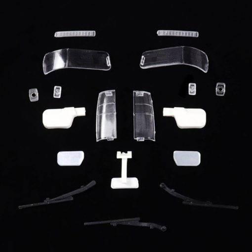 Cuerpo de Carcasa Clasica Land Cruiser LC80 de 313mm 12.3 pulgadas de distancia entre ejes para Coche RC 1/10 TRX4 SCX10 Accesorios de Actualizacion (Cuerpo Duro LC80) - Imagen 6