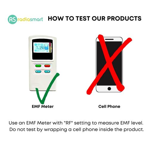 Manta de Bloqueo 5G Radia Smart, Proteccion EMF para Bebes, Protector de Vientre para Embarazadas, Algodon Organico, Grande 43 x 35 - Imagen 6