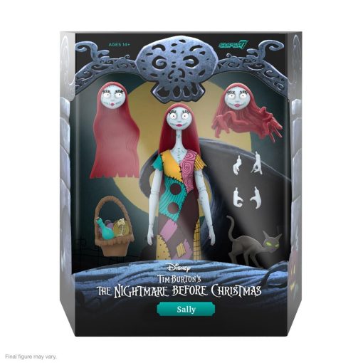 Figura de Accion Sally de 7 Pulgadas de The Nightmare Before Christmas Ultimates, Negro - Imagen 5