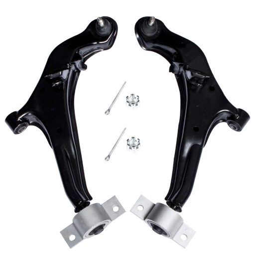 Conjunto de brazo de control inferior delantero izquierdo y derecho con junta de rotula compatible con Infiniti I30 I35 Nissan Maxima del lado del conductor y del pasajero AUQDD 2PCS K620354 K620355 Suspension Profesional