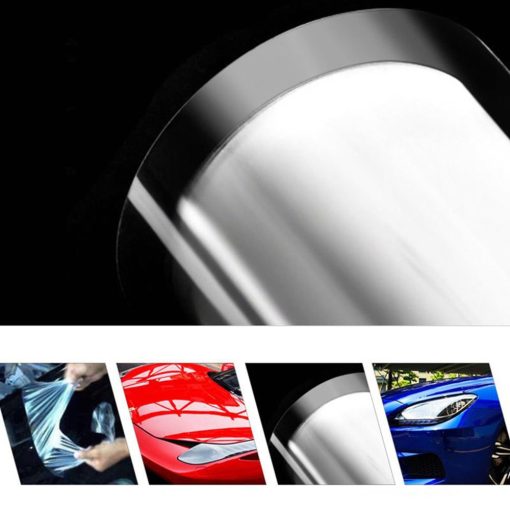 HOHOFILM Pelicula de Proteccion de Pintura para Automoviles Autoadhesiva de Vinilo Transparente de 60" x 20 pies con Autocuracion - Rollo Brillante - Imagen 2
