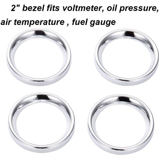 9 PCS Juego de Aros de Adorno para Estereo de Velocimetro y Altavoz Compatible con Harley Davidson Electra Street Glide Ultra Classic Modelos 1986-2013 - Imagen 5