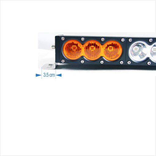 Barra de luz LED FSYF de 32 pulgadas y 180W con luz LED de color ambar claro, luz de trabajo LED de punto de inundacion combinado para SUV ATV Truck Boat - Imagen 8
