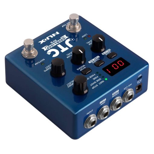 Pedal de Loop NUX JTC PRO con interruptor dual, 6 horas de tiempo de grabacion, calidad de 24 bits y frecuencia de muestreo de 44,1 kHz - Imagen 5