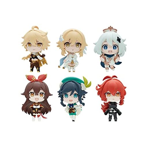 Set de Figuras de la Coleccion de Capsulas Genshin Impact de Bushiroad Creative Vol.1