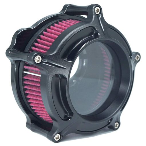 Filtro de aire de admision de mantenimiento M CNC Air Cleaner Venturi Kit para Harley Dyna 2000-2017 Softail 2000-2015 Touring 2000-2007 (BG973R) - Imagen 4