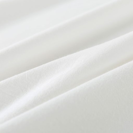 Falda de Cama Suave Cal King Blanco Volantes Borlas Boho Ropa de Cama Bohemia para Ninas 100% Algodon Lavado 1 Falda de Cama + 2 Fundas de Almohada - Imagen 6