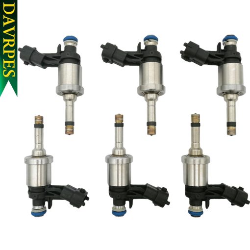 Conjunto de 6 inyectores de combustible 6 orificios DAVRPES FJ994 12638530 para 09-11 Buick Enclave 10-11 Lacrosse 2010 Allure 08-11 Cadillac CTS STS 09-11 Traverse Holden 3.6L 12669384 217-3445 2173445 - Imagen 2