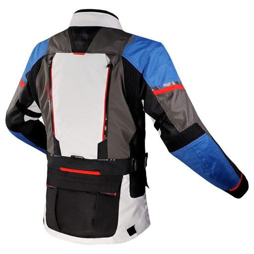 Chamarra LS2 Norway para Hombre (Gris/Negro/Azul - Grande) - Imagen 2
