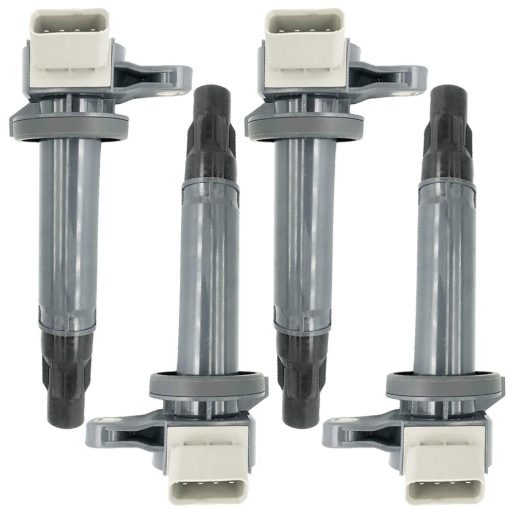 Conjunto de 4 Bobinas de Encendido Compatible con Daihatsu Copen Extol Materia Sirion Terios Toyota Passo Sette Rush bB II 1.3 1.5 2000- Reemplaza OEM 19070-B1020 19070-B1011 DG2076 ICC-1502 (4)