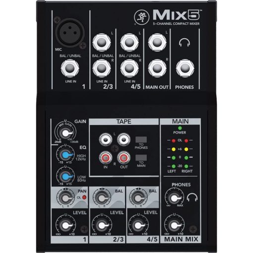 Mackie Mix5 Mezcladora Compacta de 5 Canales - Imagen 3