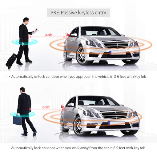 Sistema de alarma para automovil EASYGUARD EC002-HY con arranque remoto sin llave y entrada por contrasena tactil - Imagen 5