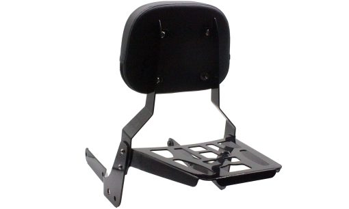 YHMOTO Respaldo de pasajero con parrilla para equipaje para Honda Shadow Aero 750 VT750C 2004-2023 (Negro) - Imagen 4