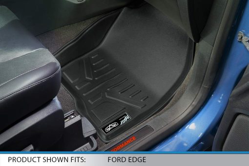 Tapetes para piso MAXLINER a medida para 2 filas color negro para Ford Edge 2015-2021 - Imagen 3