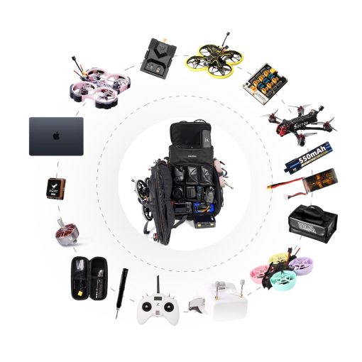 Mochila de hombro para Drone FPV HGLRC para Drone de Carreras Quadcopter y Piezas para DJI FPV Combo - Imagen 2