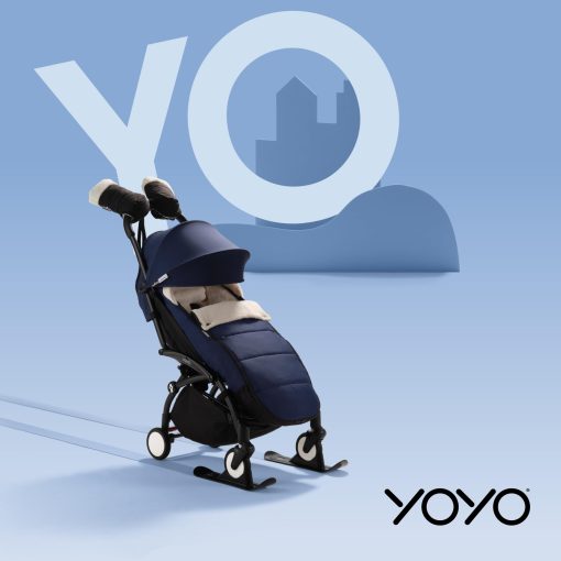 BABYZEN YOYO Footmuff, Negro - Forro de Sherpa y Capucha de Felpa con Cordon para Mantener al Bebe Abrigado - Incluye Bolsa de Transporte - Lavable a Maquina - Imagen 5
