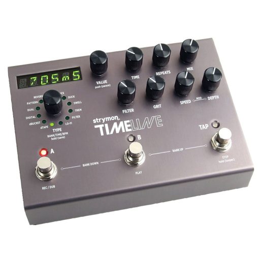 Pedal de delay Strymon TimeLine para guitarra con 12 maquinas de delay unicas para guitarra electrica y acustica, sintetizadores, voces y teclados