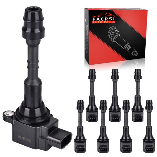 FAERSI Pack de 8 Bobinas de Encendido Compatibles con Nissan Titan Pathfinder Armada Infiniti QX56 2004-2006 5.6L Reemplaza OE# UF510, 224487S015, E1010