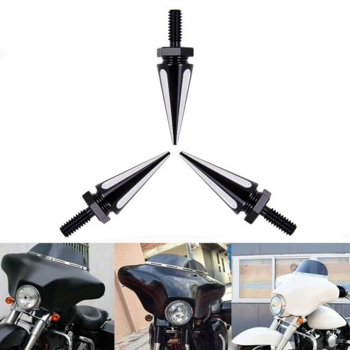 CWXEDN FLHX Street Glide Fairing Bolts Windshield Trim Spikes Screws Bolts Kit Compatible with 1996-2013 Harley Touring Ultra Limited Electra Glide Street Glide FLHX - Imagen 4