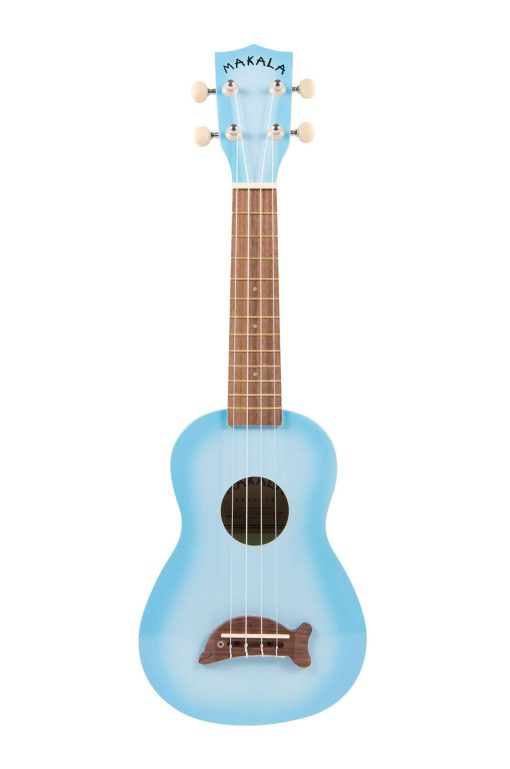 Ukulele Soprano Kala Makala MK-SD/LBL Light Blue Burst con Puente en Forma de Delfin - Imagen 3