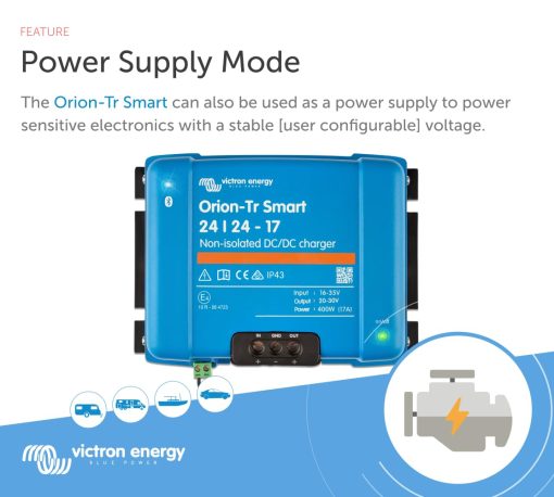 Cargador DC-DC No Aislado Victron Energy Orion-Tr Smart 24/24-Volt 17 amp 400-Watt (Bluetooth) - Imagen 5