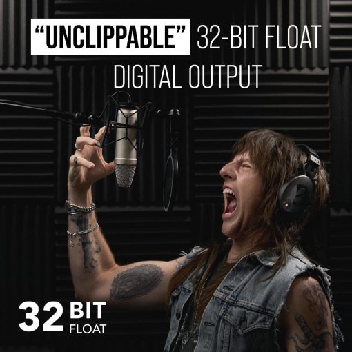 Microfono de condensador de estudio de gran diafragma RØDE NT1 de 5a generacion con salidas XLR y USB, soporte de choque y filtro pop para produccion musical, grabacion vocal y podcasting (Negro) - Imagen 6