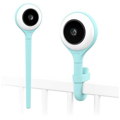 Camara de bebe Lollipop con Verdadera Deteccion de Llanto, Monitor Inteligente de Bebe con Camara y Audio con Conversacion Bidireccional. Un Regalo Ideal para Baby Shower. Viene con Vision Nocturna por Infrarrojos. (Turquesa)