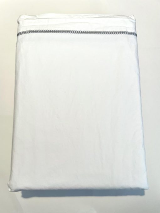 Juego de sabanas Piubelle Piu Belle Portugal Blancas de 4 piezas 100% Algodon-Lujo de Hotel, Extra Suaves, Sabanas Transpirables (Tamaño Queen (Estandar de EE.UU.), Incluye Funda de Almohada Dina) - Imagen 3