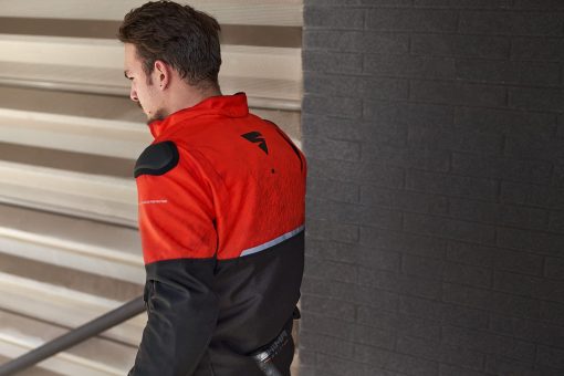 Chaqueta de moto SHIMA DRIFT para hombre - Chaqueta de verano ligera y transpirable para moto ciudad con protectores de armadura CE en espalda, hombros y codos Ajuste de ancho (Negro, S) - Imagen 5