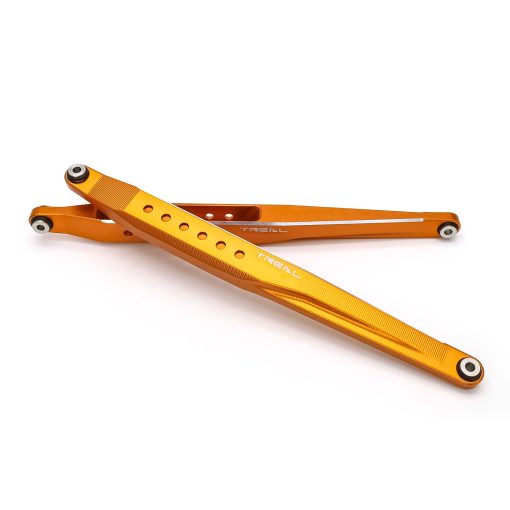 Brazos Traseros de Suspension de Aluminio 7075 CNC Mecanizado (2) para Axial 1/10 RBX10 Ryft (Naranja) - Imagen 2