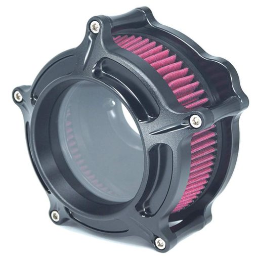 Filtro de aire de admision de mantenimiento M CNC Air Cleaner Venturi Kit para Harley Dyna 2000-2017 Softail 2000-2015 Touring 2000-2007 (BG973R) - Imagen 5