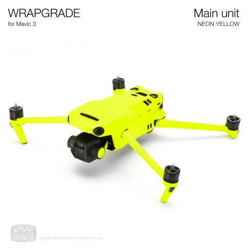 Calcomanias completas para DJI Mavic 3 / Mavic 3 Classic (AMARILLO NEoN) WRAPGRADE - Imagen 3