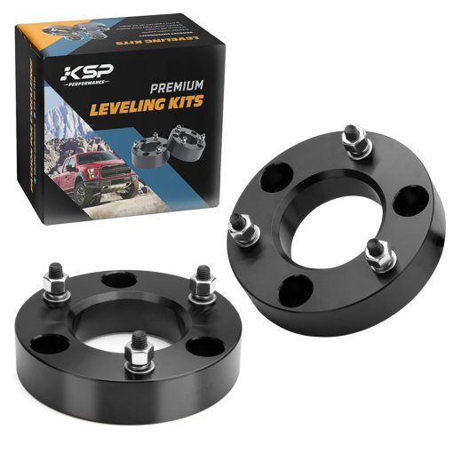KSP 2" Silverado Kit de Elevacion, 2in Espaciadores de Elevacion de Suspension Delantera Compatible Con Chevy Silverado GMC Sierra 1500 2007-2022, 2pcs Espaciadores de Riel de Aluminio Aumentan 2inch de Espacio en Camionetas y Camiones