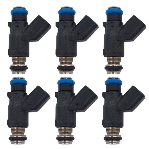 EPSIRMP 35310-3C000 Juego de 6 Inyectores de Combustible Compatible con Hyundai Azera Entourage Genesis Santa Fe Sonata Veracruz, Kia Amanti Sedona Sorento