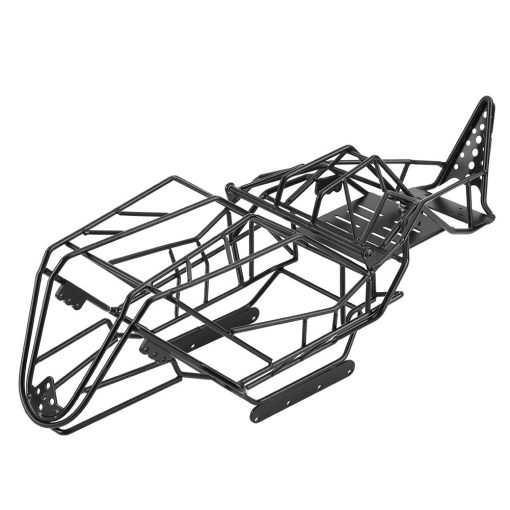 Chasis de Vehiculo RC, Accesorio de Coche RC Estructura de Jaula de Metal Negro Apto para Wraith 90018 1/10 Escala Coche RC